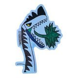 "Green Flames" Sticker